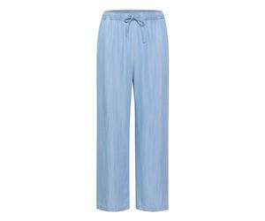 Part Two Womens Culotte Pants Cropped Length Wide Legs Drawstring Waist