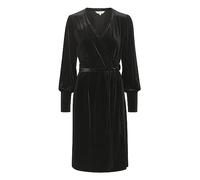 Part Two Women's Wrap Dress Velvet Long Sleeves Above Knee Length V-Neck