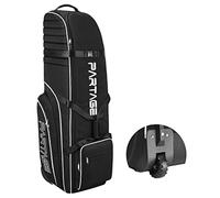 Partage Sac de Voyage de Golf avec roulettes, étui de Voyage de Golf pour compagnies aériennes, Oxford 900D très résistant - Noir
