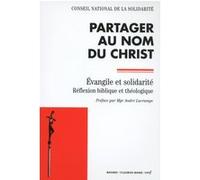 Partager au nom du Christ Conseil national de la solidarité (Auteur)