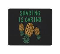 Partager, C'est Aimer. Ananas À l'envers, Bien Visible. Mouse Pad Antidérapante Tapis Souris Durable Tapis De Souris pour Jeux Maison Gamer 25X30Cm