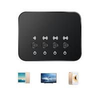 Partageur Audio sans Fil - Émetteur-Récepteur 3-en-1 | Transmetteur Audio Portable Rechargeable | pour Système Stéréo, Streaming Musical À La Maison
