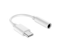 Adaptateur Audio USB-C Mâle vers Jack 3.5mm Femelle Argent