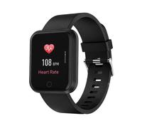Forever Montre connectée – Bluetooth, moniteur de fréquence cardiaque, suivi sommeil, étanche IP65