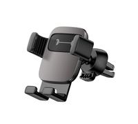 Partel Support Voiture pour Smartphone avec Fixation Grille Rotative 360° Noir