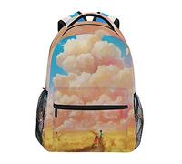 Partenaire d'art Village De L'Enfance du Nuage Cartable Sac à Dos Ecole étudiant Scolaire d'ordinateur pour Voyage Ados Filles Garçons Enfant