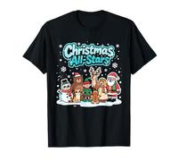 Partenaire Familie Xmas Wichtel Santa Claus Rentier Schneemann T-Shirt