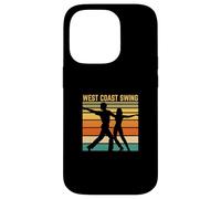 Partenaire instructeur rétro de West Coast Swing Dancers Sunset WCS Coque pour iPhone 14 Pro