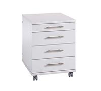 Partenaire mobilier Möbelpartner 527 701401 Caisson À roulettes, Gris Clair