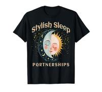 Partenariats De Sommeil Élégants Soleil Et Lune Rêve T-Shirt