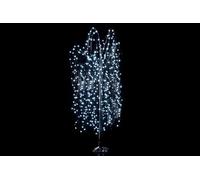 PARTENOPE SRL Blanc LED Arbre 150 cm 216 LED extérieur, comme Photo, Unique