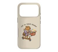 Partez pour enseigner à Capybara Classroom School Funny Coque pour iPhone 17 Pro