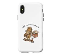 Partez pour enseigner à Capybara Classroom School Funny Coque pour iPhone X/XS