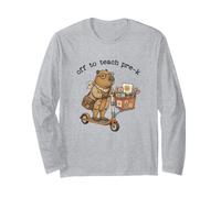 Partez pour enseigner à Capybara Classroom School Funny Manche Longue