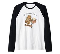 Partez pour enseigner à Capybara Classroom School Funny Manche Raglan