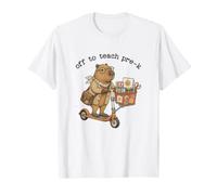 Partez pour enseigner à Capybara Classroom School Funny T-Shirt