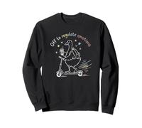 Partez pour réguler Les émotions Conseiller en santé mentale Silly Goose Sweatshirt