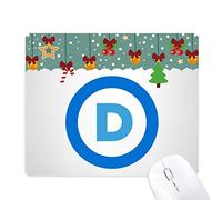 parti démocratique amérique emblème bleu tapis de souris en jeu - office mat noël