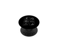 Parti pêcher, Hors du Bureau. Échapper au Quotidien. PopSockets PopGrip Adhésif