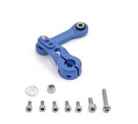 Parti RC Pour Arrma Pour Infraction Pour Mojave Pour Kraton Pour Senton Pour Typhon Pour Talion Pour Outcast 1/8 1/7 25t Tige De Direction Du Bras De Servo RC(Blue)