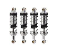 Parti RC Pour MJX Pour Hyper Go 14301 14302 1/14 Amortisseurs Hydrauliques Avant Et Arrière En Métal Trou De 60 Mm Voiture Télécommandée Accessoires De Mise À Niveau(Silver)