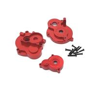 Parti RC Pour MN Pour MN128 MN86 G500 1/12 Voiture Télécommandée Couvercle Métallique Pour Boîtier Moteur Amélioré(Red)
