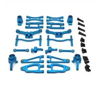 Parti RC Pour SCY 18101 18102 1/18 Métal Pour Bras Oscillant Ensemble De Coupelles De Direction Voiture Télécommandée Accessoires De Mise À Niveau(Blue)