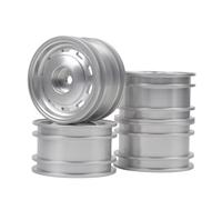Parti RC Pour Tamiya SW01 Pour Mini M03 M05 M06 M07 M08 Voiture RC Jantes En Alliage D'aluminium Améliorées Pour Châssis(Silver)
