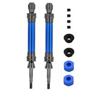 Parti RC Pour Traxxas Pour Slash 2WD Pour VXL 4X4 Pour Hoss Pour Stampede 1/10 2 Pièces Arbre De Transmission Arrière En Acier 6852R CVD Voiture RC Pièces Mise À Niveau(Blue)