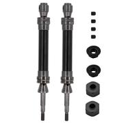 Parti RC Pour Traxxas Pour Slash 2WD Pour VXL 4X4 Pour Hoss Pour Stampede 1/10 2 Pièces Arbre De Transmission Arrière En Acier 6852R CVD Voiture RC Pièces Mise À Niveau(Black)