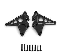 Parti RC Pour Traxxas Pour Unlimited Pour Desert Pour Racer Pour UDR 1/7 2 Pièces Supports D'amortisseur Arrière Métal Tour D'amortisseur 8538 8538X Télécommandée(Black)