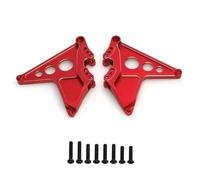 Parti RC Pour Traxxas Pour Unlimited Pour Desert Pour Racer Pour UDR 1/7 2 Pièces Supports D'amortisseur Arrière Métal Tour D'amortisseur 8538 8538X Télécommandée(Red)