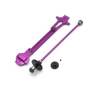 Parti RC Pour WLtoys 124016 124017 124018 124019 Voiture Télécommandée Métal Mise À Niveau Du Système D'entraînement Du Deuxième Étage(PURPLE)