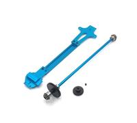 Parti RC Pour WLtoys 124016 124017 124018 124019 Voiture Télécommandée Métal Mise À Niveau Du Système D'entraînement Du Deuxième Étage(Blue)