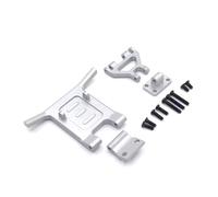 Parti RC Pour WLtoys 124016 124018 1/12 Métal Pare Chocs Avant Modifié Voiture Télécommandée Pièces De Rechange Pour Mise À Niveau Ou Réparation(Silver)