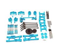 Parti RC Pour Wltoys 144001 124016 124017 124019 124018 Métal Fragile Ensemble Voiture Télécommandée Accessoires De Mise À Niveau(SKY BLUE)