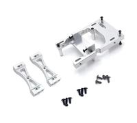 Parti RC Pour WPL C14 C24 B14 B24 Pour MN D90 Pour MN99S Métal Support De Servo Pour Traverse Tour D'amortisseur Voiture RC Pièces Et Accessoires De Mise À Niveau(Silver)