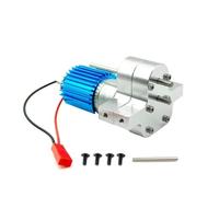 Parti RC Pour WPL C14 C24 B24 B36 Pour MN D90 D99 Pour MN99S Métal Boîte De Vitesses Pour Moteur 370 Voiture RC Pièces Et Accessoires Pour Améliorations(Silver)