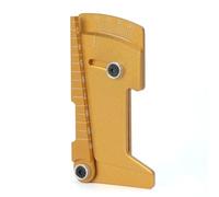 Parti RC Pour Yokomo Pour HSP Pour Tamiya Pour MST 1/10 Métal Alliage D'aluminium Règle De Réglage Pour Modèle Réduit De Voiture De Tourisme RC Pour Outils De Course(Yellow)