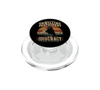 Participant réticent à Un Corbeau Sarcastique drôle d'idiocratie PopSockets PopGrip pour MagSafe
