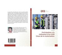 Participation a la réalisation d'un ULM Choix de la motorisation - Euchi Zied - Universitaires Europeennes - broché - Essai