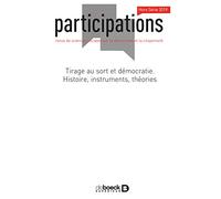 Participations Hors Série 2019 - Tirage au sort et démocratie. Histoire, instruments, théories
