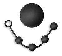 PARTICULIÈREMENT GRANDES BOULES ANALES „BULLET SNAKE XL“ de „BuyAndFeelGood“ - 4,8 cm Ø - 48,0 cm de long - extérieur DOUX en 100% SILICONE PREMIUM et intérieur DUR - plug anal érotique