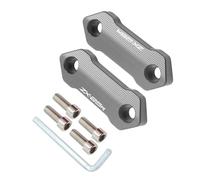 Partie arrière Accessoires De Moto Couvercle Trou Miroir Capuchon D'éliminateur Entraîné par Pare-Brise pour Kawasaki ZX-25R ZX25R ZX 25R(Grey)