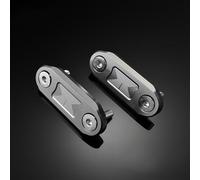 Partie arrière Bouchons De Trou Support Rétroviseurs Moto, pour Kawasaki pour Ninja 400 EX400 2018 2019 2020 2021(Grey)