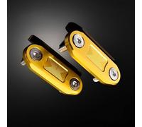 Partie arrière Bouchons De Trou Support Rétroviseurs Moto, pour Kawasaki pour Ninja 400 EX400 2018 2019 2020 2021(Gold)