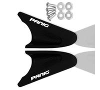 Partie arrière Cache-rétroviseur Moto Suppression des Caches De Rétroviseurs Fixés Au Pare-Brise pour Ducati Panigale 899 2013 2014 2015 1199 2012(Nero)