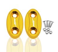 Partie arrière Cache-rétroviseurs Moto Fabrication CNC pour Pare-Brise Suppression des Caches-rétroviseurs pour BMW S1000RR S 1000RR 2009 2010 2011 2012 2013-2018(Yellow)