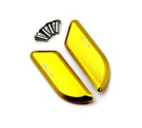 Partie arrière Couvercle De Trou Rétroviseur Moto, Bloc Base Capuchon Code Châssis Miroir pour Ducati Panigale V2 2020 - 2021(Gold)