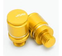 Partie arrière pour 1050 Adventure 1050ADV ADV 2015 2016 2017 2018 Moto CNC en Aluminium Miroir Trou Bouchons Couvercle Vis Boulon M10X1.25(Gold)